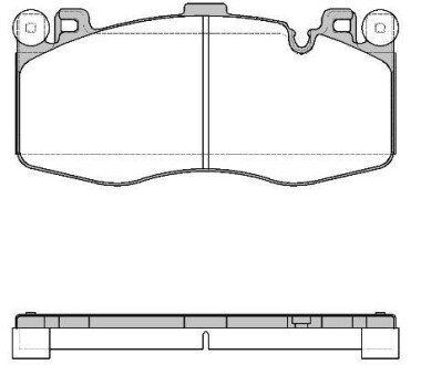 BMW Гальмівні колодщки передн. X5 (F15, F85) M 14-18 REMSA 1733.00