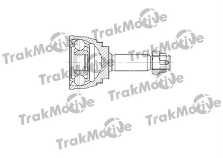 TRAKMOTIVE HYUNDAI К-кт ШРКШ 25/30 зуб. LANTRA II (J-2) 1.5 12V 96-00, MITSUBISHI LANCER V Station Wagon 1.6 16V 92-03 Trakmotive 40-0649