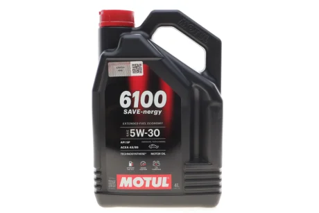Олива моторна Technosynthese д/авто 6100 Save-nergy SAE 5W30 (4L) MOTUL 812550