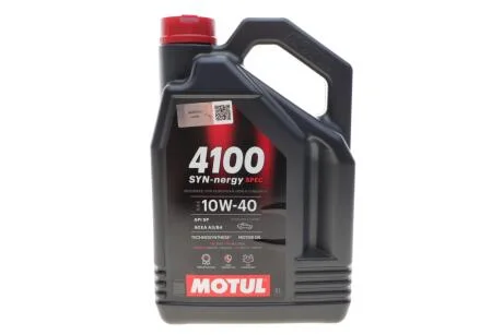 Олива моторна 4100 SYN-nergy SPEC 10W-40 4L MOTUL 387707