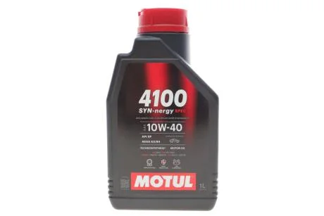 Олива моторна 4100 Syn-nergy Spec 10W40 1L MOTUL 387701