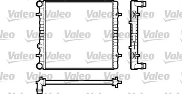 Радіатор охолодження двигуна VALEO Valeo 731606 (фото 1)