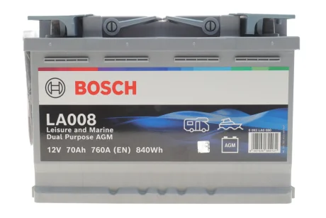 Акумулятор Bosch 12В/70/760/20,09кг 0 092 LA0 080 BOSCH 0092LA0080