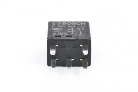 Реле багатофункціональне 12V, 30A, 5 пол. BOSCH 0986AH0113