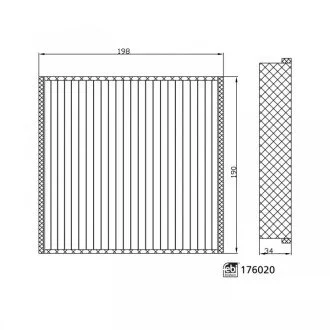 Фільтр салону FEBI BILSTEIN 176020