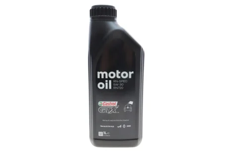 Олива моторна GTX RN-SPEC 5W-30 RN 720 (1 Liter) CASTROL 7711943685