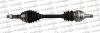 TRAKMOTIVE OPEL Полуось лів. L=599mm L2=632mm 22/22 зуб. ASTRA G (T98) 1.6 16V 01-05, ZAFIRA A (T98) 1.6 16V (F75) 99-05 Trakmotive 30-0536 (фото 1)