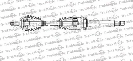 TRAKMOTIVE FORD піввісь прав. L=906mm 36/23 зуб. C-MAX 1.8 07-10, FOCUS II 1.8 06-12, VOLVO S40 II 1.6 05-12 Trakmotive 30-1106
