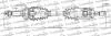 TRAKMOTIVE NISSAN Полуось лів. с ABS 44 зуб. L=639mm, 27/25 зуб. PRIMERA Hatchback (P11) 1.6 16V 96-02 Trakmotive 30-1121 (фото 1)