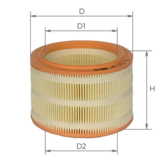 ЕФ повітряний (CITROEN BX, C5, ZX; LADA Niva, 4x4, Taiga; PEUGEOT 205, 305, 306, 309) ALPHA FILTER AF0202