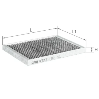 ЕФ повітряний салону (TESLA Model S) ALPHA FILTER AF5266А