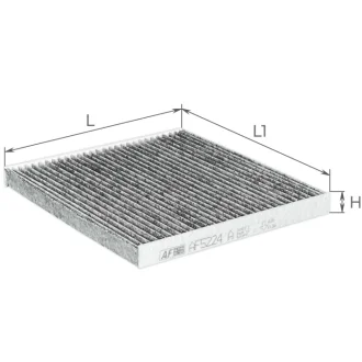ЕФ повітряний салону AF5224a ALPHA FILTER AF5224A
