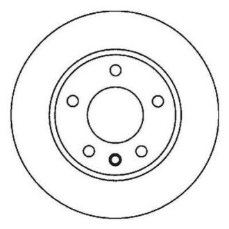 VW гальмівний диск передн.Audi A1Golf IV, Polo Skoda Fabia,Octavia I,Roomster,Polo 96- Jurid 562041JC