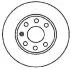 OPEL диск гальмівний передній Astra F,Corsa,Kadett D/E,Vectra A 1.0/1.8 81-00 Jurid 561158JC (фото 1)