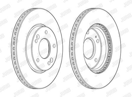 Hyundai диск гальмівний передн.(280ММ). Tucson,Sonata 04-,Kia Magentis Jurid 562986JC