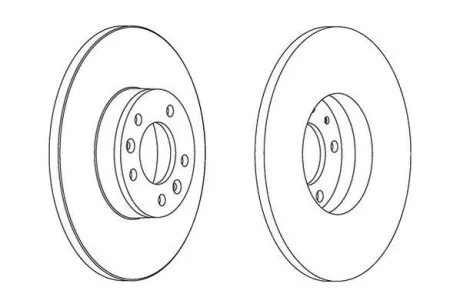 CITROEN диск гальмівний задн.Jumpy,Fiat Scudo,Peugeot Expert 07- Jurid 562525JC
