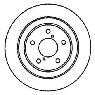 SUBARU диск гальмівний передн.Forester 97-,Impreza,Legacy 91- Jurid 561667JC