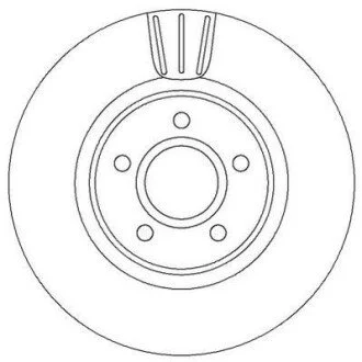 FORD диск гальмівний передн.Focus,C-Max,Volvo C30/70,S40,V50 Jurid 562363JC