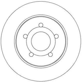 MAZDA диск гальмівний задн.Mazda 3,Ford Focus II,C-Max Jurid 562361JC