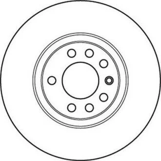 OPEL диск гальмівний передн.Astra G,H,Meriva,Zafira Jurid 562240JC