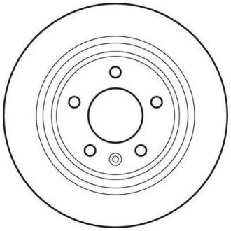 OPEL диск гальмівний задн.Astra J, Chevrolet Cruze Jurid 562640JC