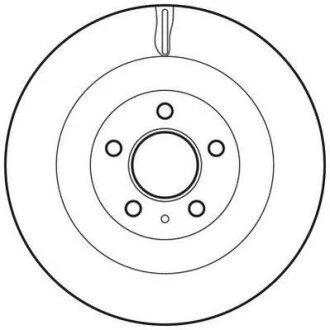 VW Диск гальмівний задній Audi A8 10- Jurid 562645JC
