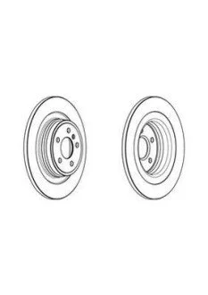 DB диск гальмівний задн.GLE W166 11- Jurid 562955JC