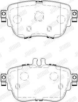 DB Колодки гальмівні задні W213 16- Jurid 573843J