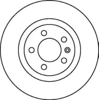 VW диск гальмівний задній T4 1/96- Jurid 562081JC