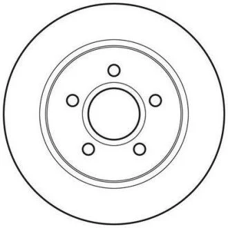 FORD диск гальм. задній Focus 10- Jurid 562648JC