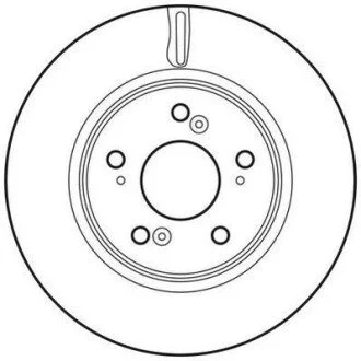 HONDA диск гальм. передн.CR-V 07- Jurid 562746JC