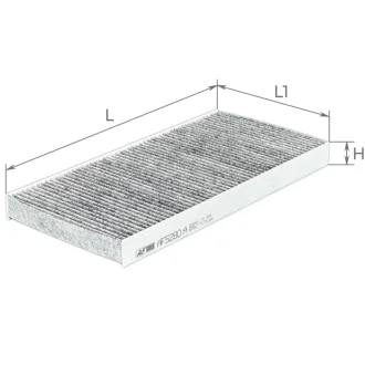 Фільтр салону AF5280a ALPHA FILTER AF5280A
