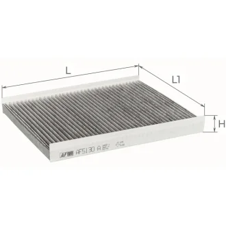 Фільтр салону ALPHA FILTER AF5130A