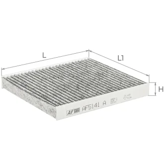 Фільтр салону ALPHA FILTER AF5141A