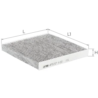 Фільтр салону ALPHA FILTER AF5157A