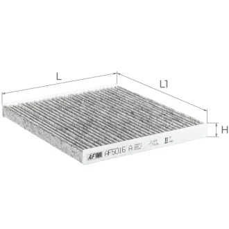 Фільтр салону ALPHA FILTER AF5016A