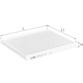 Фільтр салону ALPHA FILTER AF5181