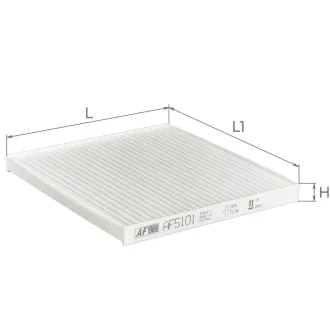 Фільтр салону ALPHA FILTER AF5101