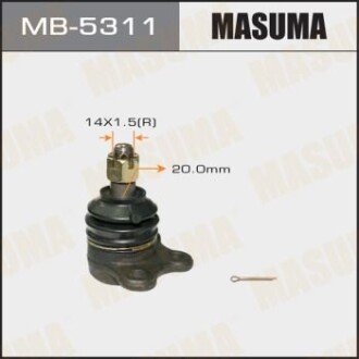 Опора шаровая передн верх ISUZU D-MAX I (TFR, TFS) 02-12, D-MAX I (TFR, TFS) 06- MASUMA MB5311