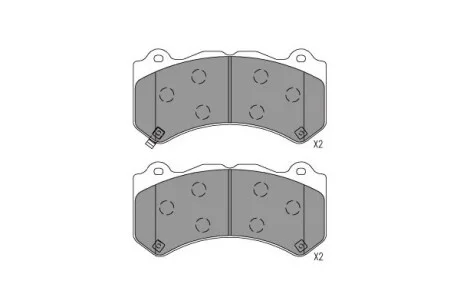 PARTS CHEVROLET Колодки гальмівні Camaro, JEEP KAVO KBP-6627