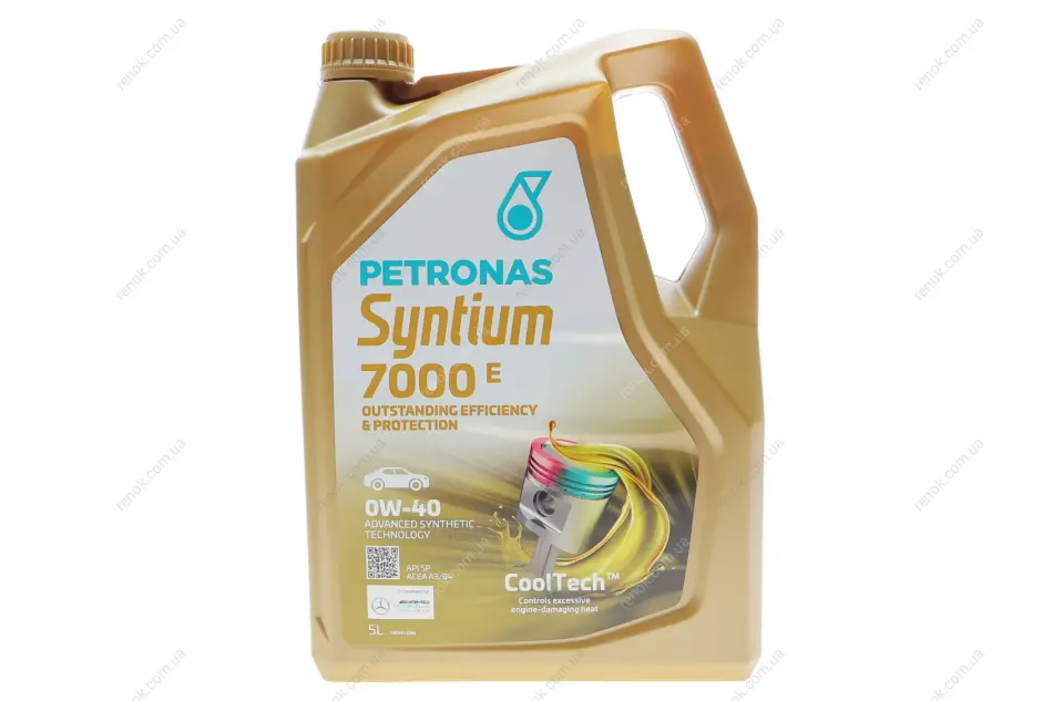 Олива моторна SYNTIUM 7000 E 0W-40 SP (5L) PETRONAS Petronas 70722M12EU (фото 1)
