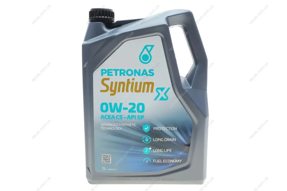 Олива моторна SYNTIUM X 0W-20 C5 API SP (5L) PETRONAS Petronas 70980M12EU (фото 1)