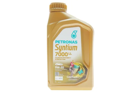 Олива моторна SYNTIUM 7000 LL 0W-20 SP (1L) PETRONAS Petronas 70719E18EU