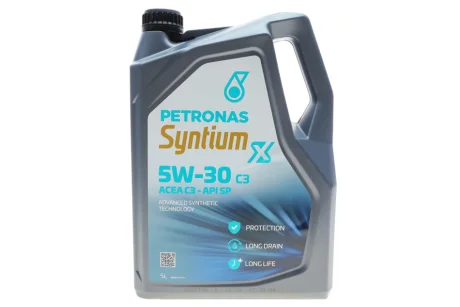 Олива моторна SYNTIUM X 5W-30 C3 (5L) PETRONAS Petronas 71004M12EU