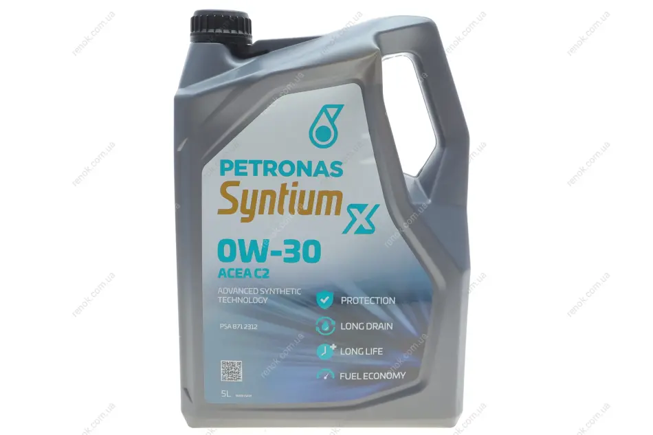 Олива моторна SYNTIUM X 0W-30 C2 (5L) PETRONAS Petronas 70981M12EU (фото 1)