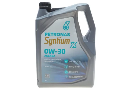 Олива моторна SYNTIUM X 0W-30 C2 (5L) PETRONAS Petronas 70981M12EU