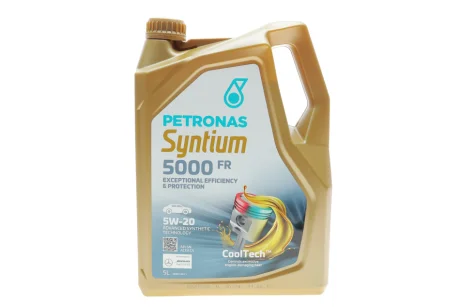Олива моторна SYNTIUM 5000 FR 5W-20 SN (5L) PETRONAS Petronas 70265M12EU