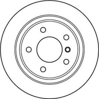 BMW диск гальмівний задн. (вентил.) E46 Jurid 562094JC