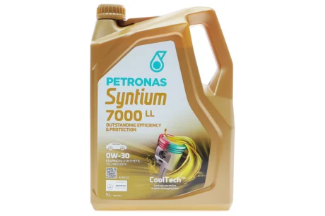 Олива моторна SYNTIUM 7000 LL 0W-30 SP (5L) PETRONAS Petronas 70720M12EU