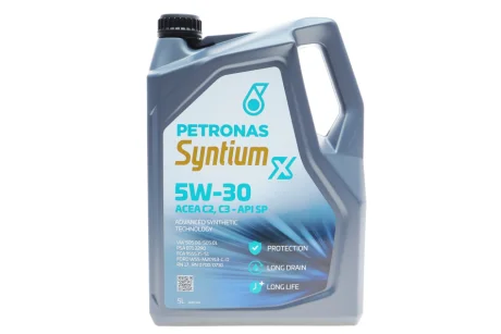 Олива моторна SYNTIUM X 5W-30 C2,C3 (5L) PETRONAS Petronas 70982M12EU